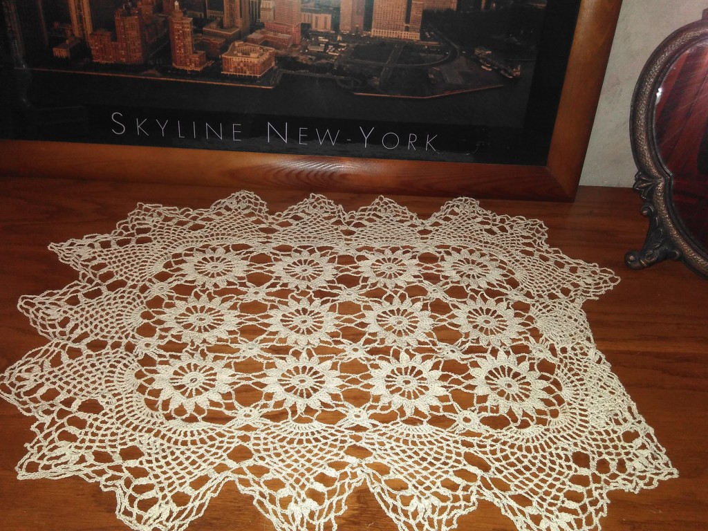 lace crochet doily