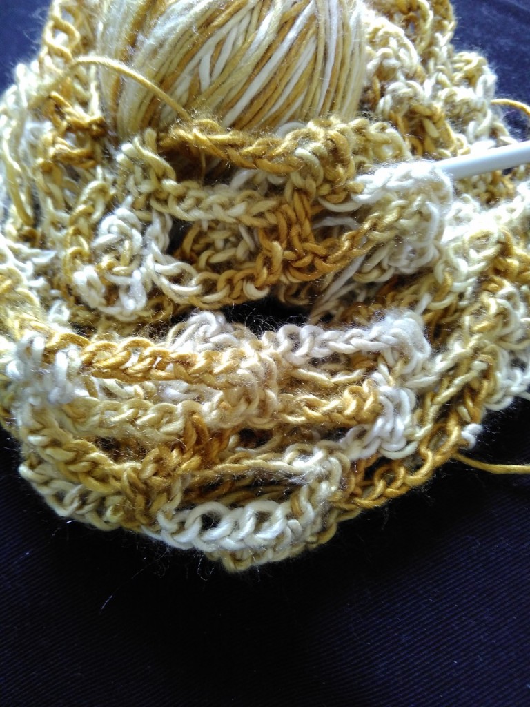 Artfully simple cowl